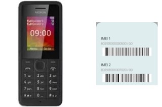 Comment voir le code IMEI dans 107 Dual SIM