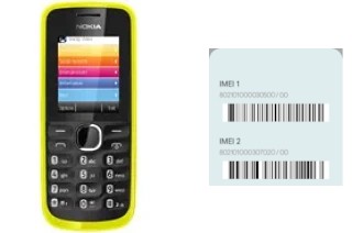 Comment voir le code IMEI dans Nokia 110