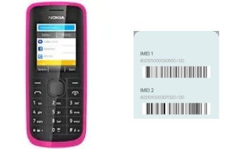 Comment voir le code IMEI dans Nokia 113