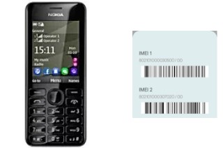 Comment voir le code IMEI dans Nokia 206