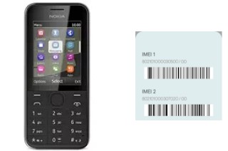 Comment voir le code IMEI dans Nokia 207