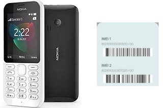 Comment voir le code IMEI dans Nokia 222