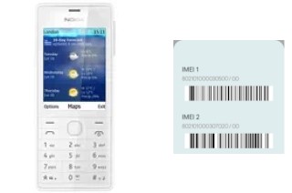 Comment voir le code IMEI dans Nokia 515