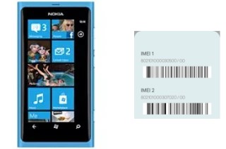 Comment voir le code IMEI dans Lumia 800