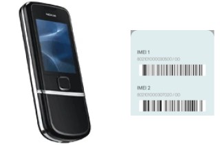 Comment voir le code IMEI dans 8800 Arte