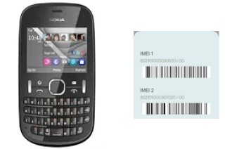 Comment voir le code IMEI dans Asha 200