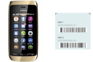 Comment voir le code IMEI dans Asha 310