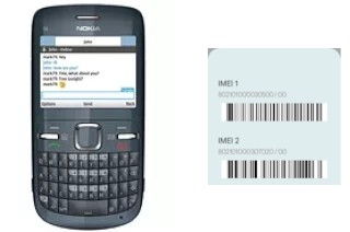 Comment voir le code IMEI dans Nokia C3