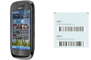 Comment voir le code IMEI dans Nokia C7