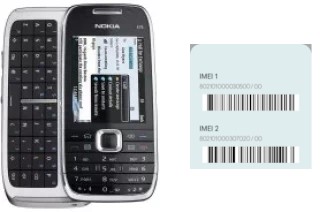 Comment voir le code IMEI dans Nokia E75