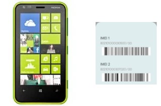 Comment voir le code IMEI dans Lumia 620