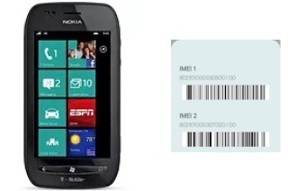 Comment voir le code IMEI dans Lumia 710 T-Mobile