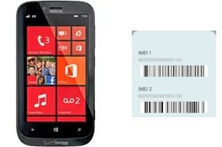 Comment voir le code IMEI dans Lumia 822