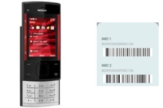 Comment voir le code IMEI dans Nokia X3