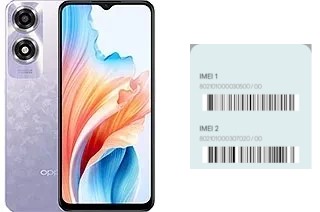 Comment voir le code IMEI dans Oppo A2x