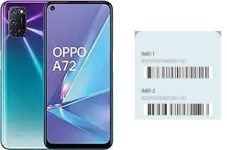 Comment voir le code IMEI dans Oppo A72