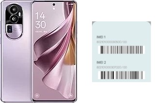 Comment voir le code IMEI dans Reno10 Pro+