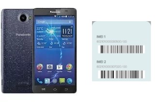 Comment voir le code IMEI dans Panasonic P55