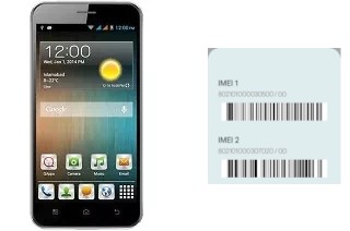 Comment voir le code IMEI dans Noir A75