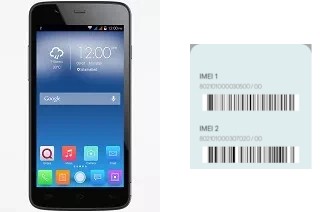 Comment voir le code IMEI dans Noir X500