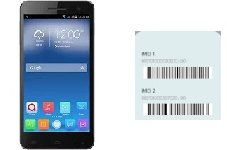 Comment voir le code IMEI dans Noir X900