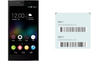 Comment voir le code IMEI dans Noir X950