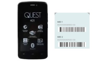 Comment voir le code IMEI dans QUEST 401