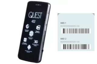 Comment voir le code IMEI dans QUEST 402