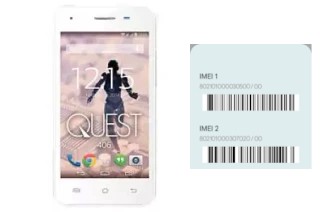 Comment voir le code IMEI dans Quest 406