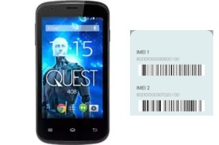 Comment voir le code IMEI dans Quest 408