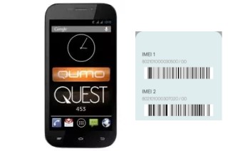 Comment voir le code IMEI dans QUEST 453