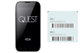 Comment voir le code IMEI dans QUEST 454