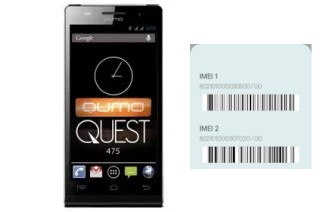 Comment voir le code IMEI dans QUEST 475