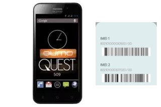 Comment voir le code IMEI dans QUEST 509