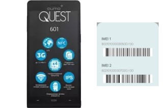 Comment voir le code IMEI dans Quest 601