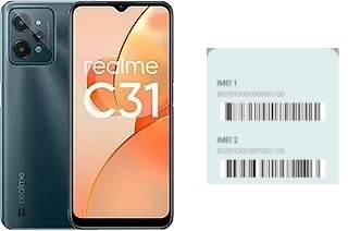 Comment voir le code IMEI dans Realme C31