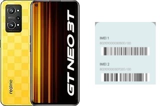 Comment voir le code IMEI dans GT Neo 3T