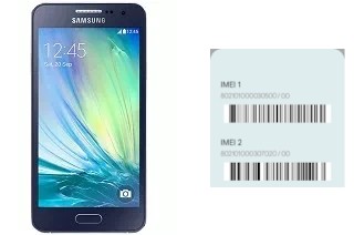 Comment voir le code IMEI dans Galaxy A3 Duos