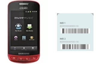 Comment voir le code IMEI dans R720 Admire