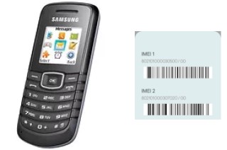 Comment voir le code IMEI dans E1080T