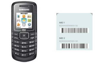 Comment voir le code IMEI dans E1085T