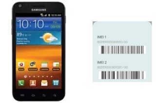 Comment voir le code IMEI dans Galaxy S II Epic 4G Touch