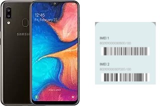 Comment voir le code IMEI dans Galaxy A20