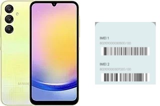 Comment voir le code IMEI dans Galaxy A25