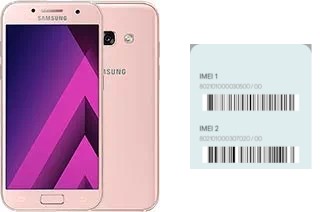 Comment voir le code IMEI dans Galaxy A3 (2017)