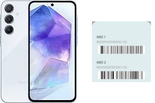 Comment voir le code IMEI dans Galaxy A55