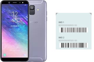 Comment voir le code IMEI dans Galaxy A6 (2018)