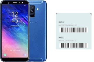 Comment voir le code IMEI dans Galaxy A6+ (2018)