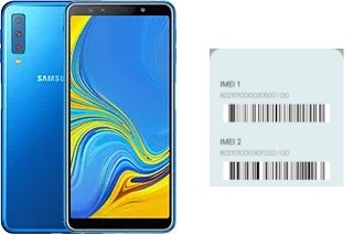 Comment voir le code IMEI dans Galaxy A7 (2018)