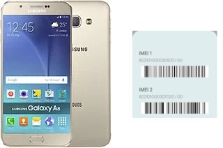 Comment voir le code IMEI dans Galaxy A8 Duos